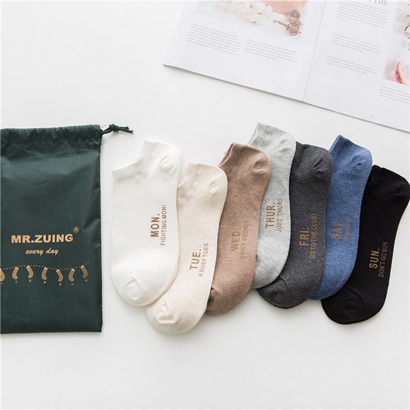 7 Days A Week Cotton His and Hers Ankle Socks - Picture 7 of 8